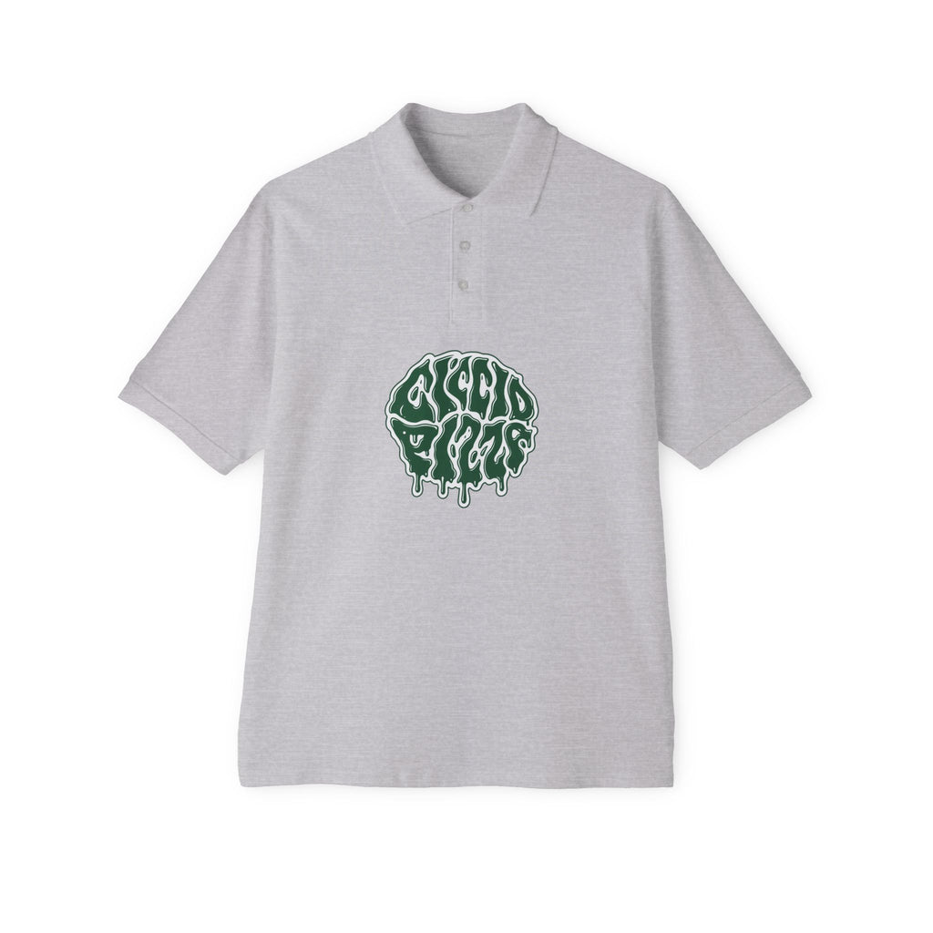 Ciccio Pizza 2 Drip Logo Polo — Men's Short-Sleeve Collared Shirt