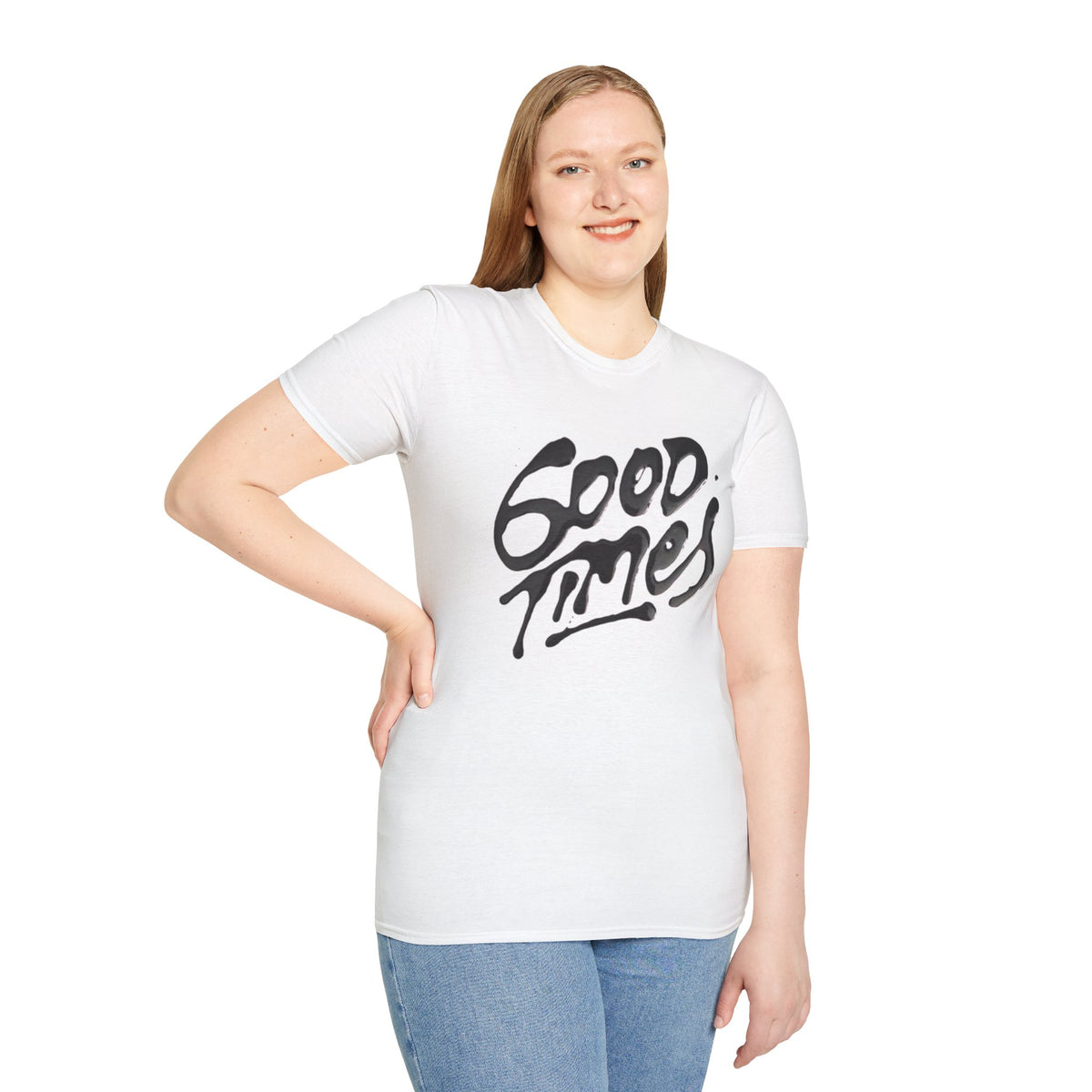 Good Times T-Shirt — Retro Script Graphic Tee
