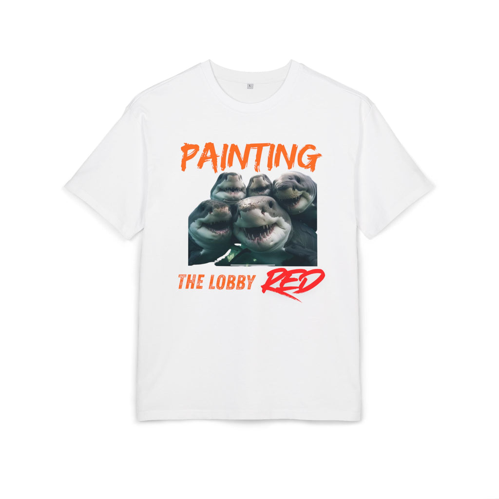 ‘Painting the lobby RED’- Oversized Tshirt