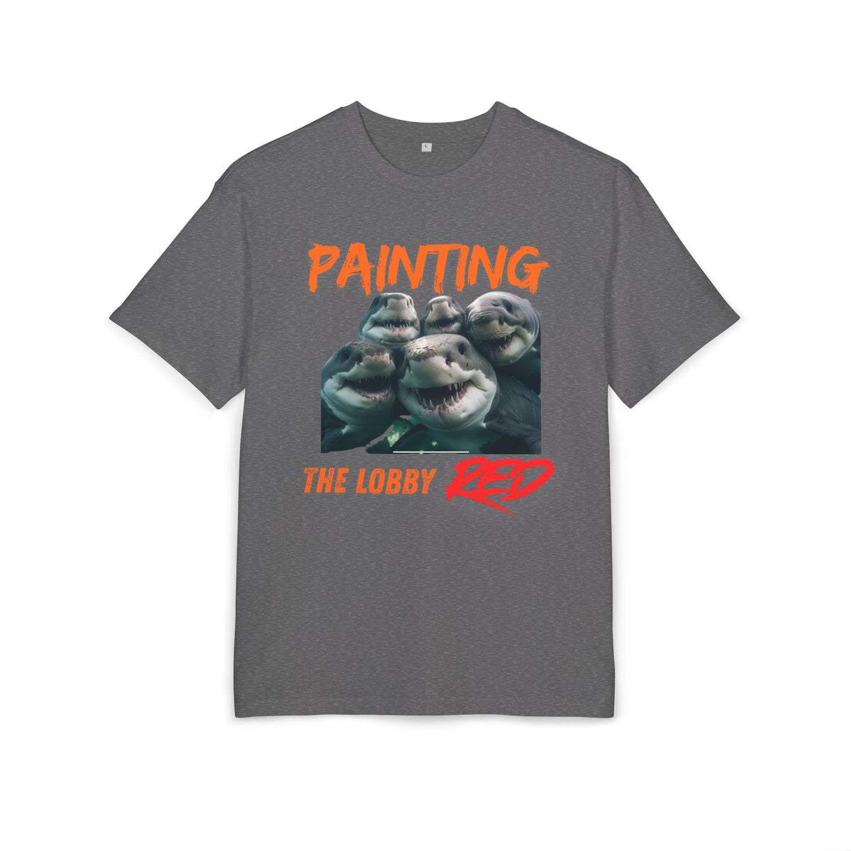 ‘Painting the lobby RED’- Oversized Tshirt