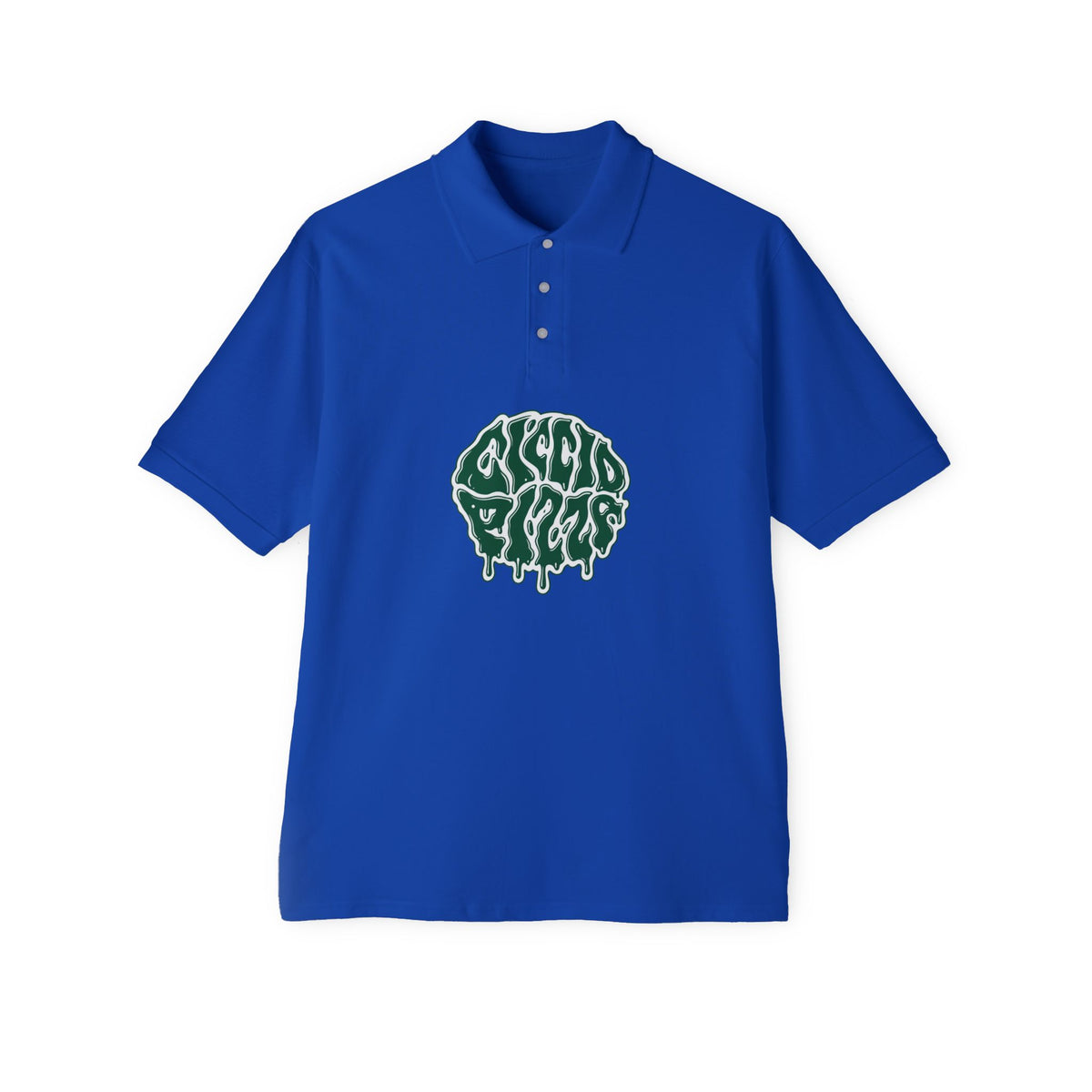 Ciccio Pizza 2 Drip Logo Polo — Men's Short-Sleeve Collared Shirt