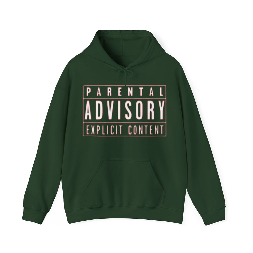 Parental Advisory "Explicit Content" Hoodie — Graphic Streetwear Pullover