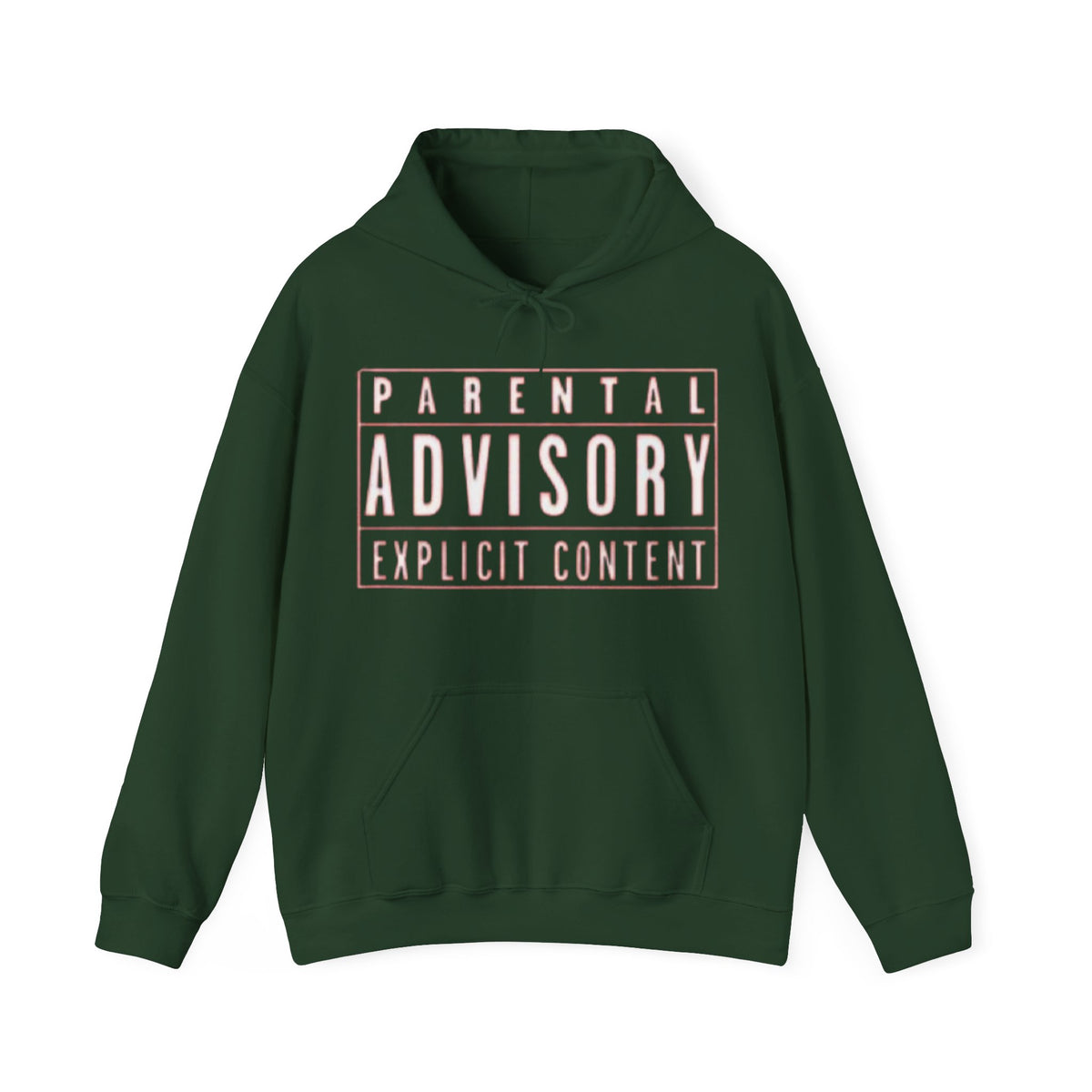 Parental Advisory "Explicit Content" Hoodie — Graphic Streetwear Pullover