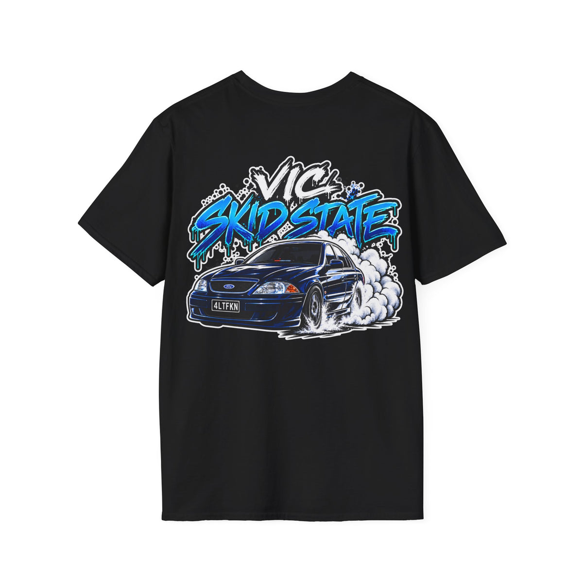 4LTFKN License Plate Tee — Graphic T‑Shirt
