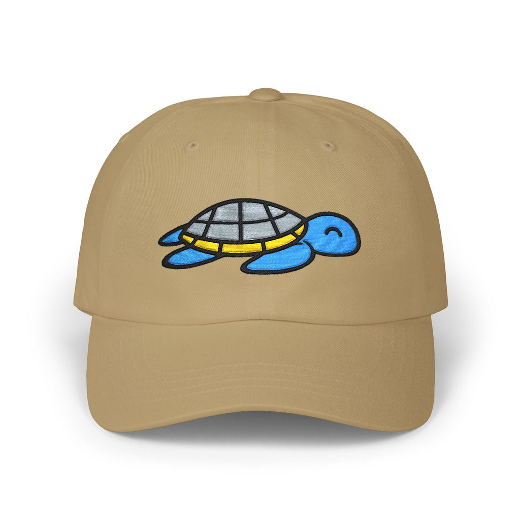 Turtle Embroidered Dad Cap