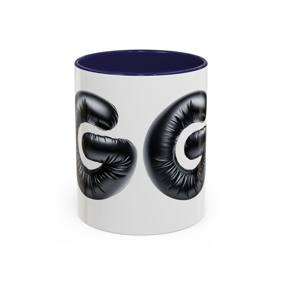 Grooming 'G' Accent Coffee Mug — Black Letter Balloon Initial Coffee Cup (11/15oz)