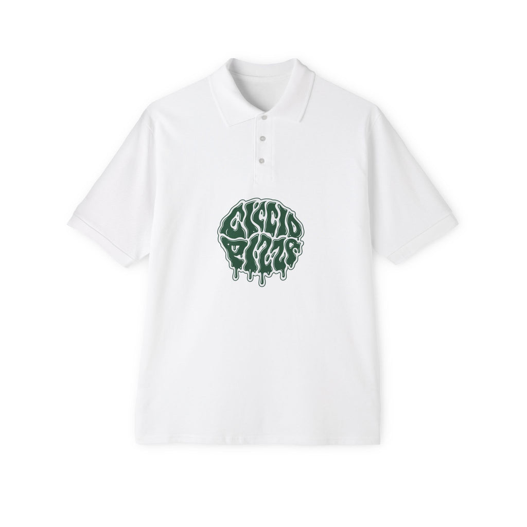 Ciccio Pizza 2 Drip Logo Polo — Men's Short-Sleeve Collared Shirt