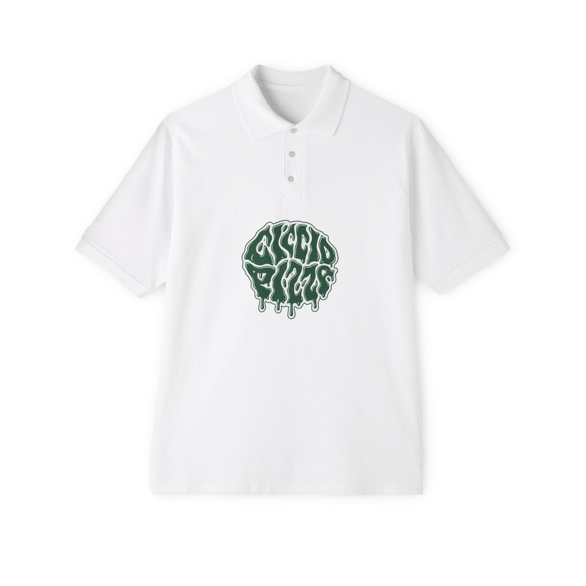 Ciccio Pizza 2 Drip Logo Polo — Men's Short-Sleeve Collared Shirt
