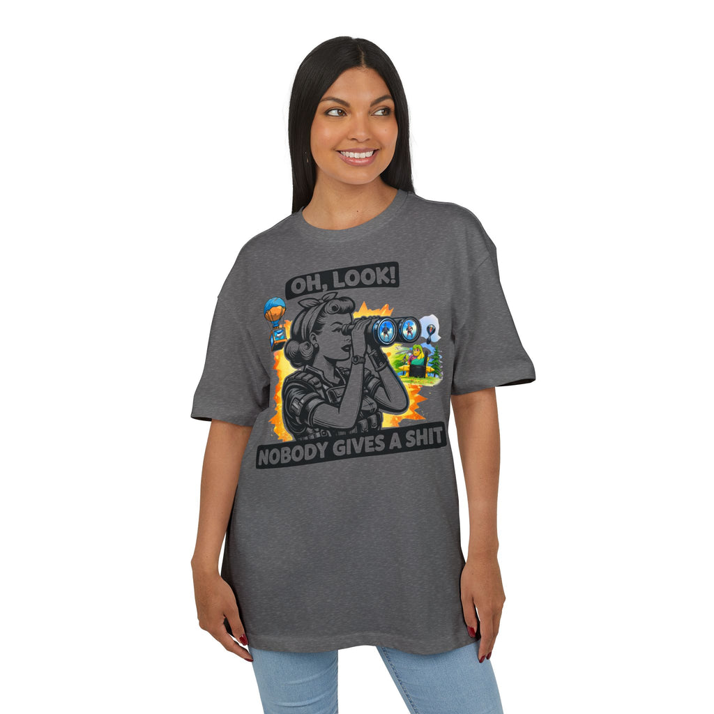 ‘Oh look nobody gives a shit’- Oversized Tshirt