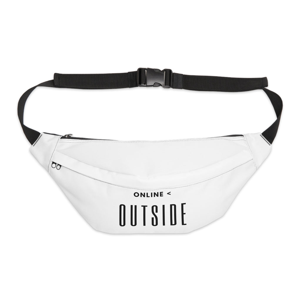 Outdoor Fanny Pack — "Online Outside" Large Waist Bag