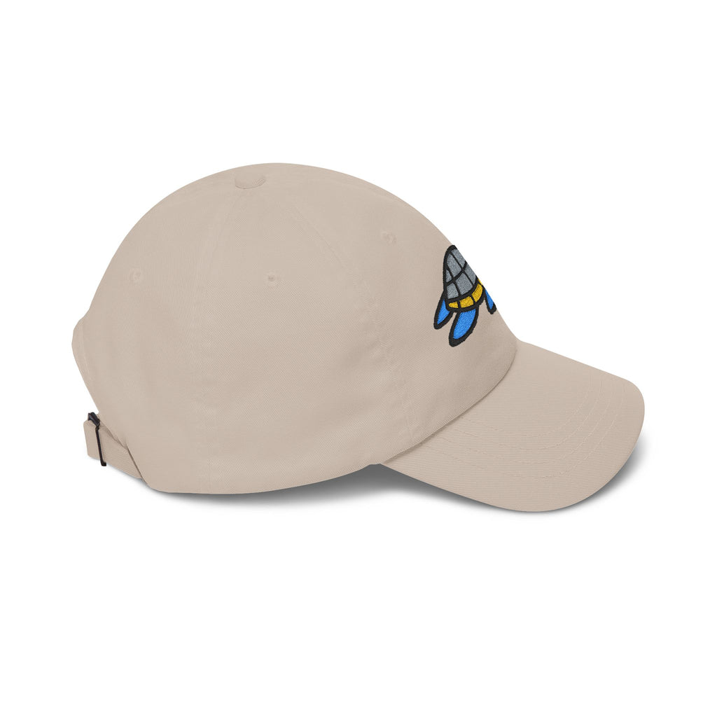 Turtle Embroidered Dad Cap