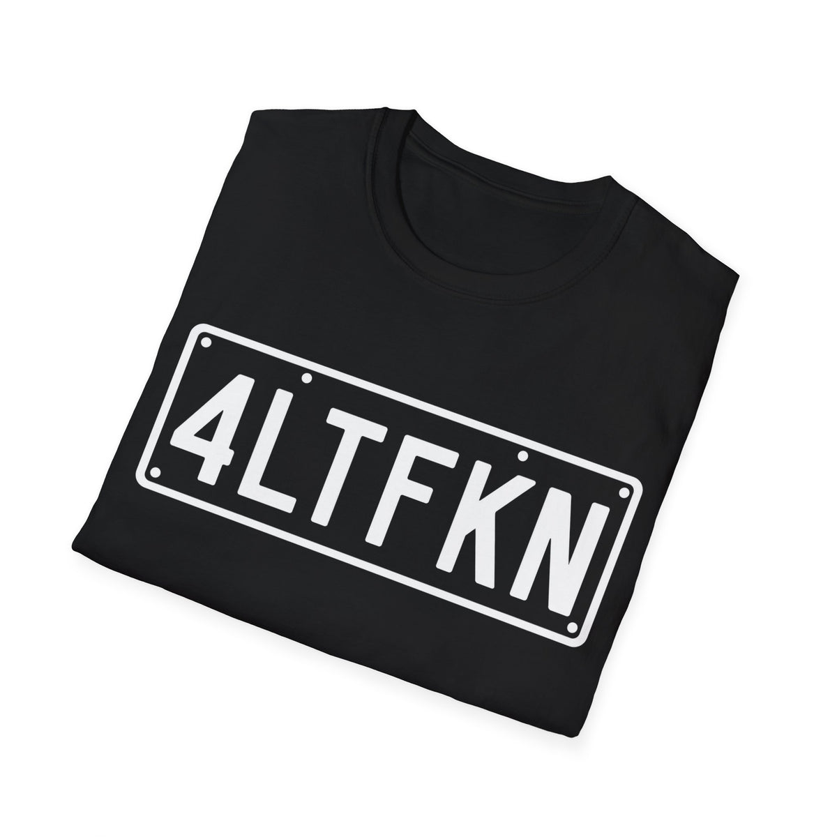 4LTFKN License Plate Tee — Graphic T‑Shirt