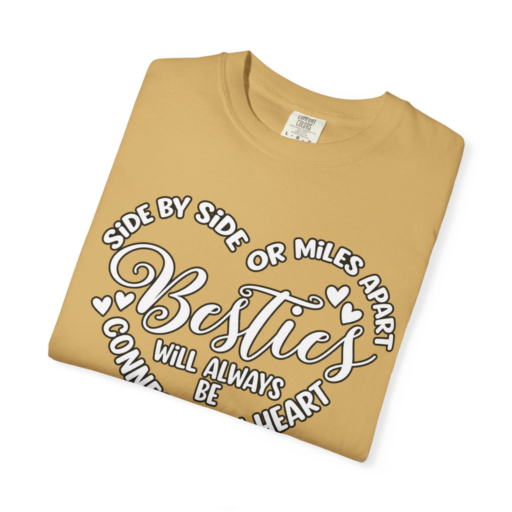 Besties Will Always Be Connected by Heart T-Shirt