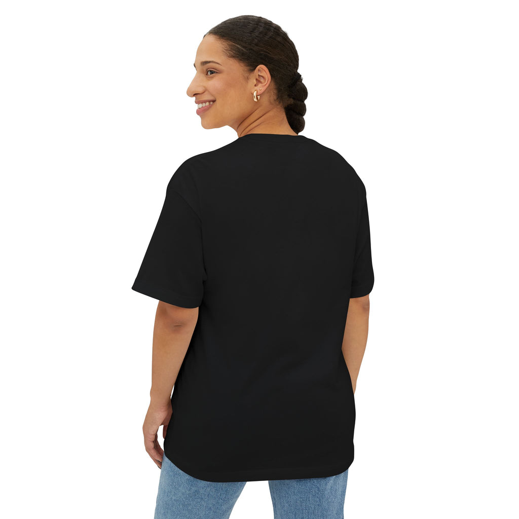 Graphic Tee — "Talk Dirty Play Dirtier" Oversized Boxy T-Shirt