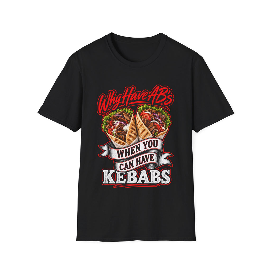 Epping Kebab T-Shirt — "Why Have Abs When You Can Have Tacos" Funny Taco Graphic Tee