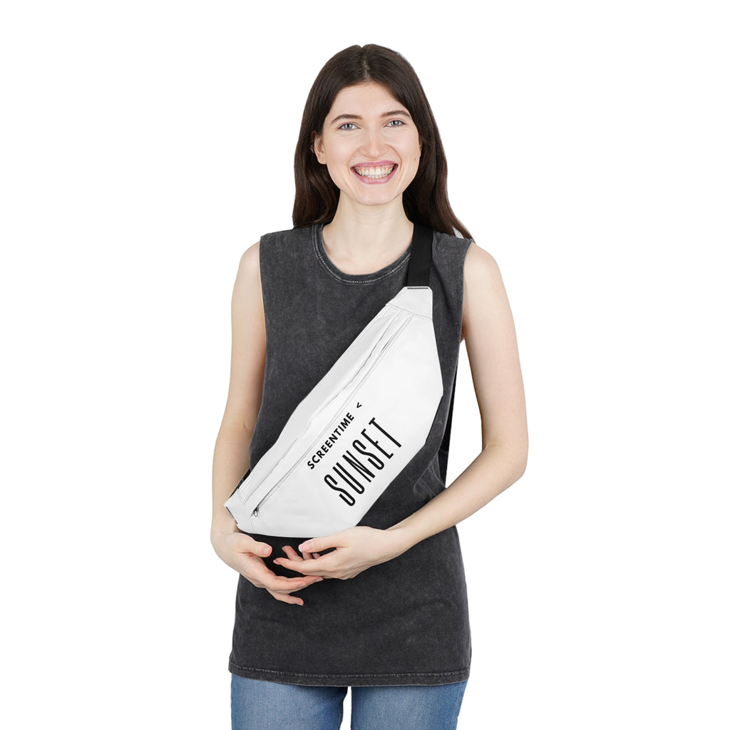 Screentime < Sunset Waist Bag — Large Fanny Pack for Travel & Festivals