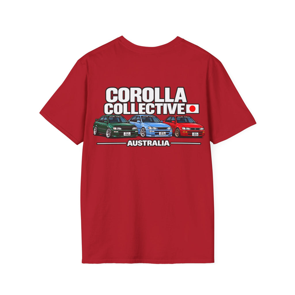 Corolla Collective T‑Shirt — Australia Skyline Graphic Tee (Classic Corolla Cars)