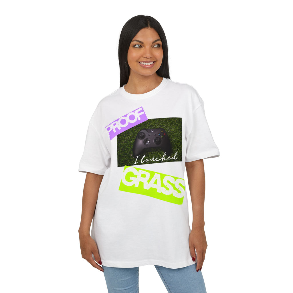 ‘Proof I touched grass’- Oversized Tshirt