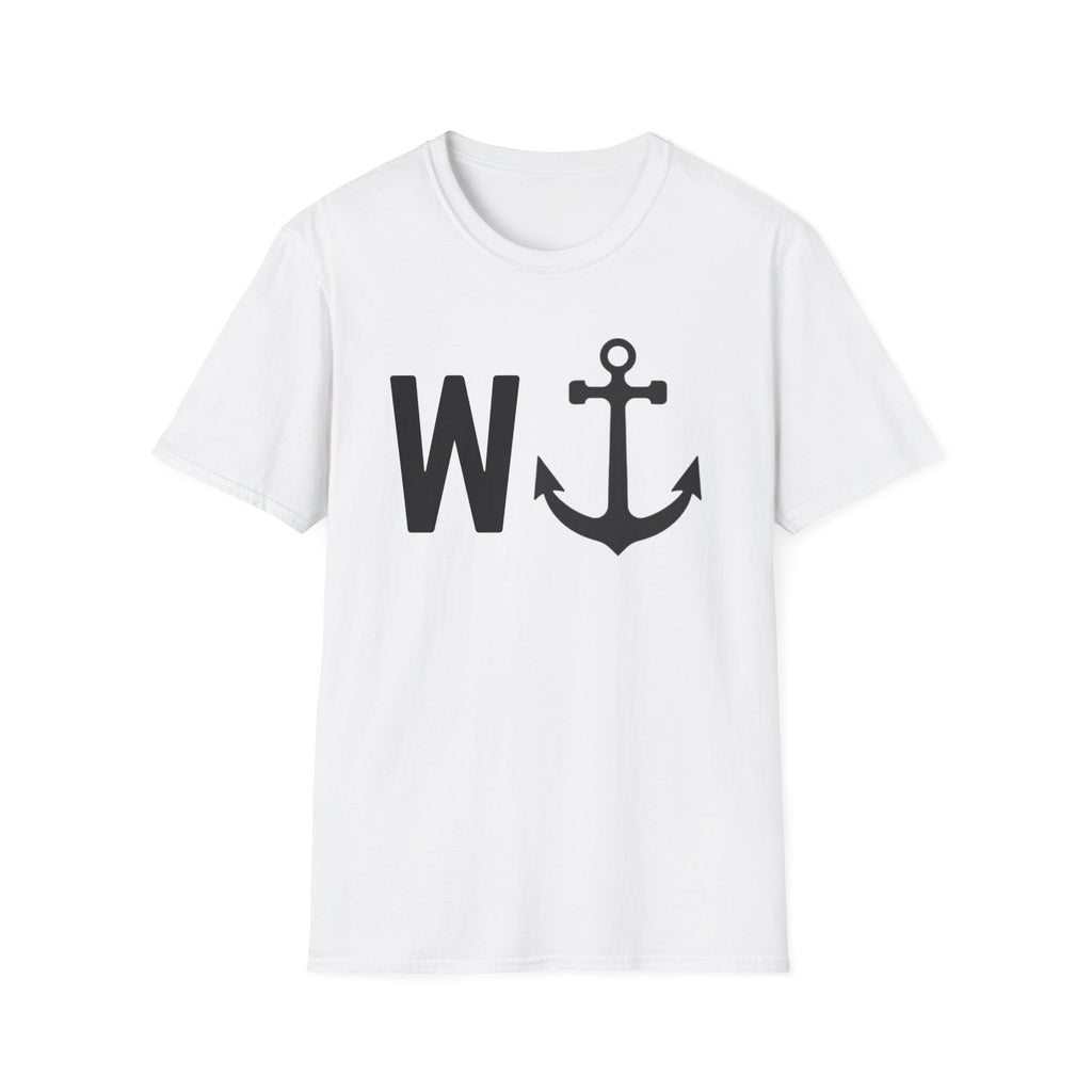 W Anchor T-Shirt — Nautical Graphic Tee