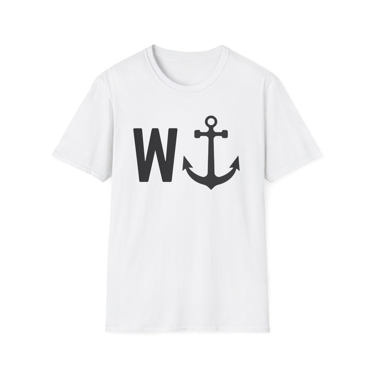 W Anchor T-Shirt — Nautical Graphic Tee