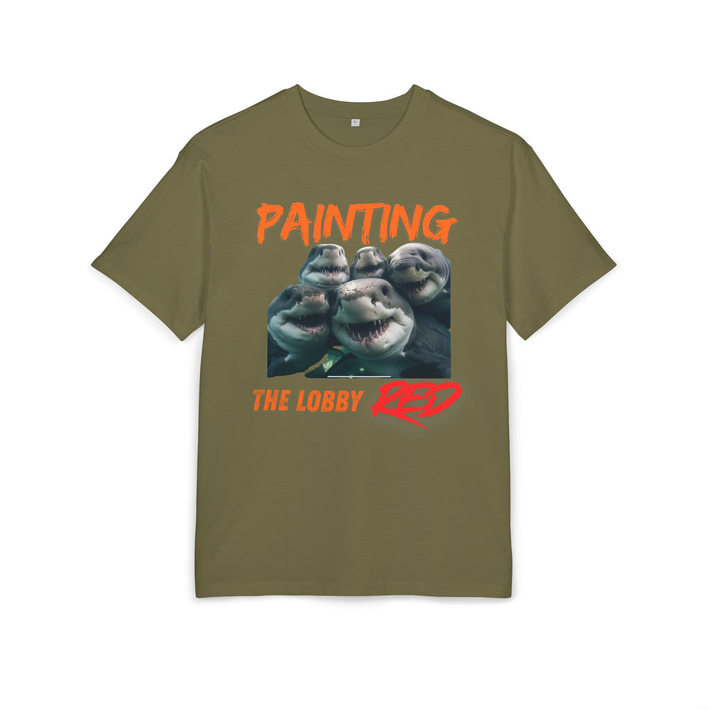 ‘Painting the lobby RED’- Oversized Tshirt