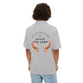 Praise The Lord Polo ( Black font )— Men's Christian Worship Polo Shirt