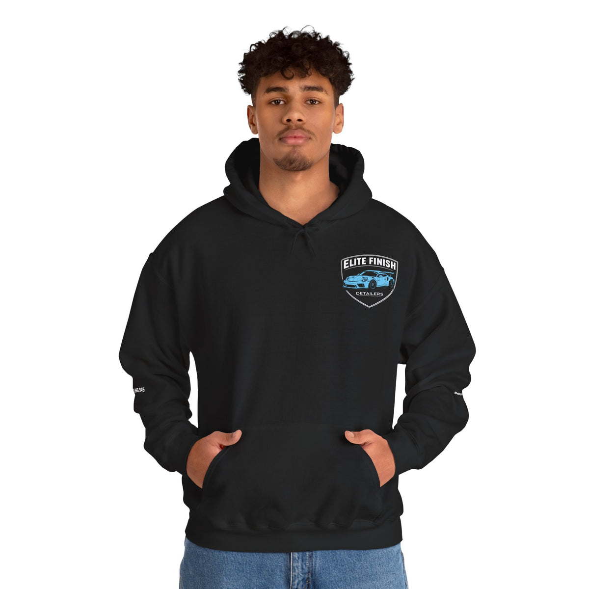 Hoodie 2 — Elite Finish Detailers Logo Pullover (Car Detailing Service)