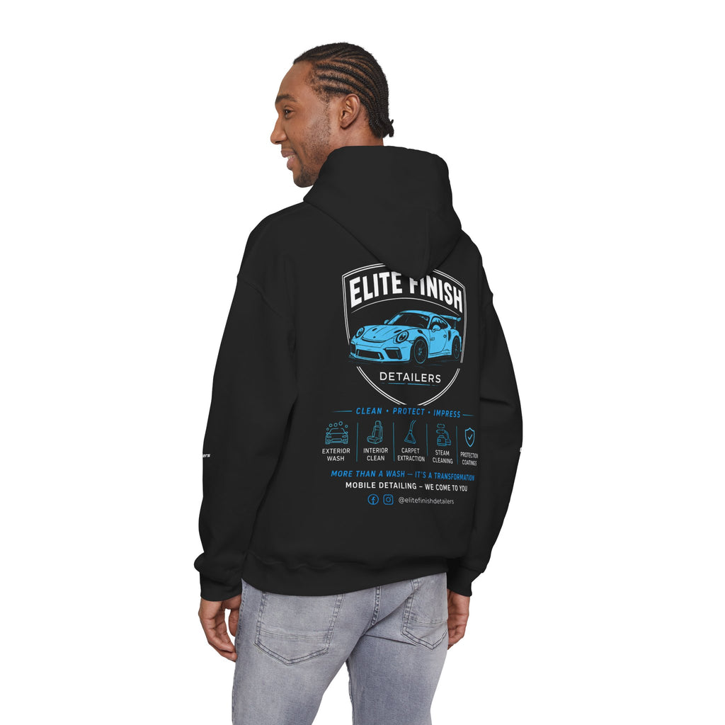Hoodie 2 — Elite Finish Detailers Logo Pullover (Car Detailing Service)