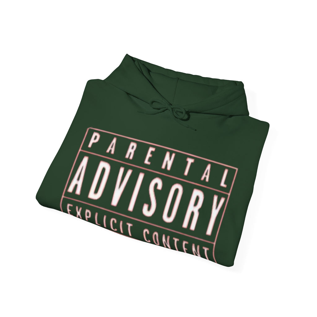 Parental Advisory "Explicit Content" Hoodie — Graphic Streetwear Pullover