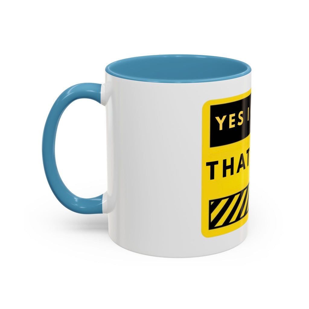Coffee Mug — "Yes I Charge That Much" Bold Yellow Price-Tag Humor Mug