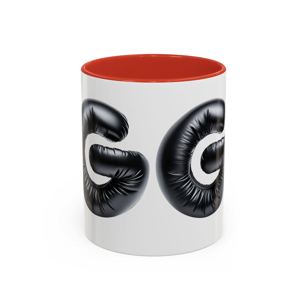Grooming 'G' Accent Coffee Mug — Black Letter Balloon Initial Coffee Cup (11/15oz)