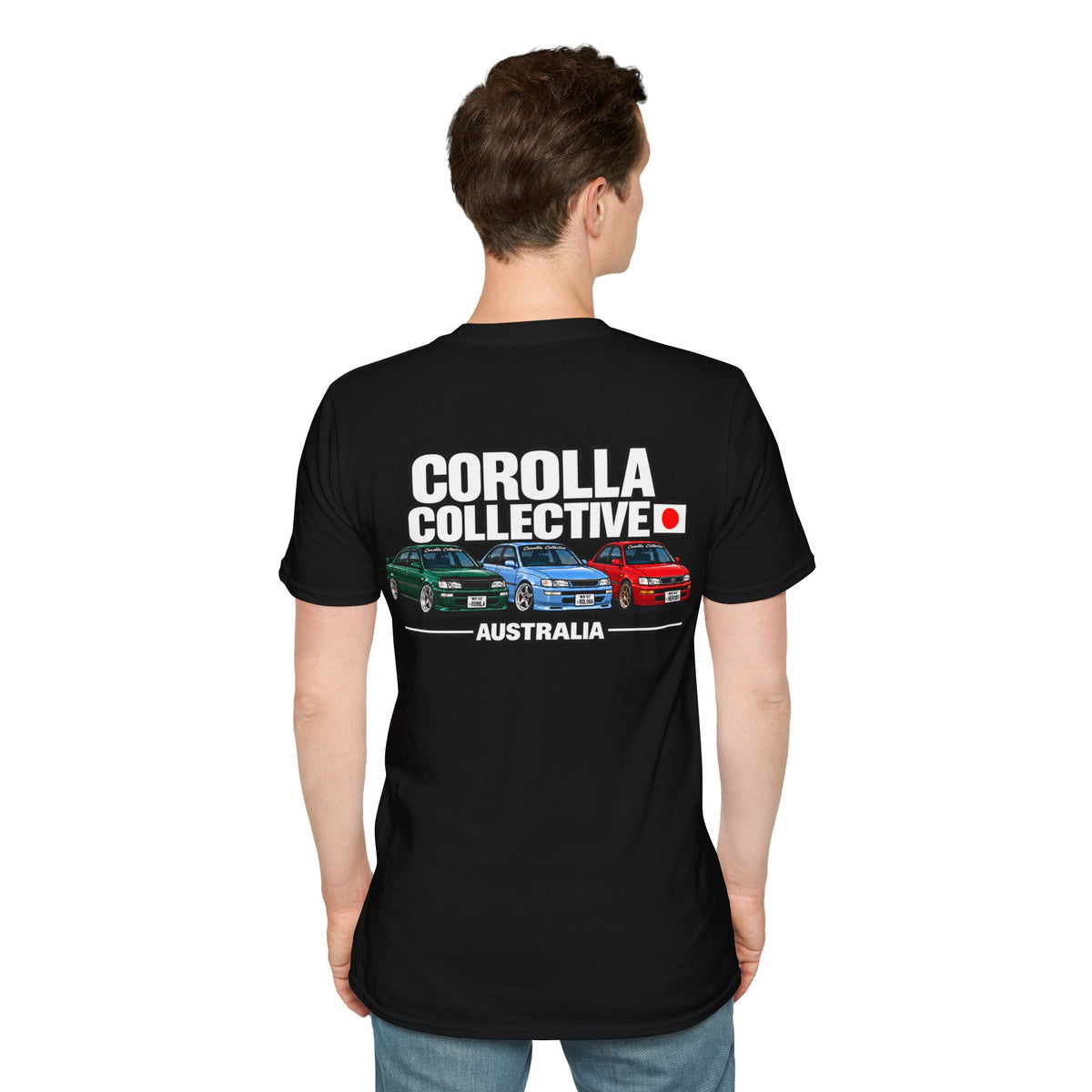 Corolla Collective T‑Shirt — Australia Skyline Graphic Tee (Classic Corolla Cars)