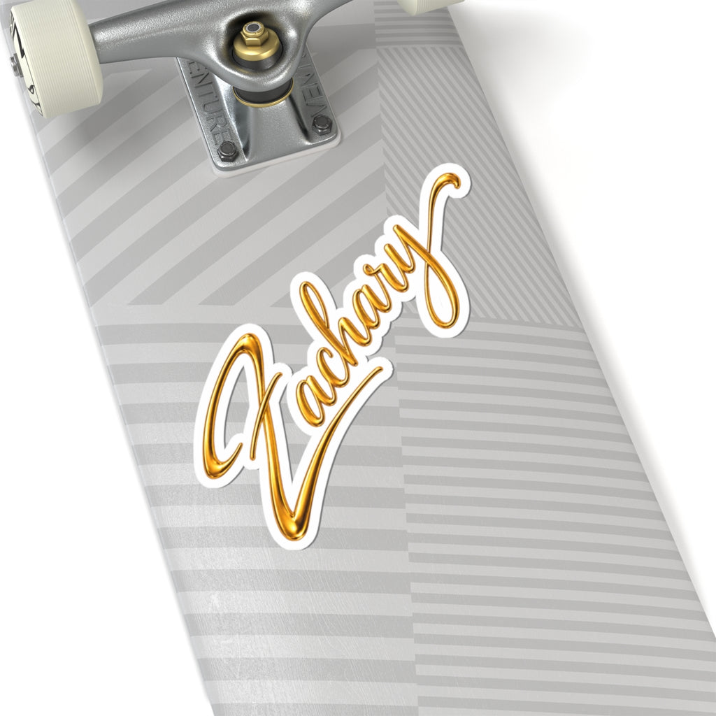 'Zachary' Script Kiss-Cut Sticker