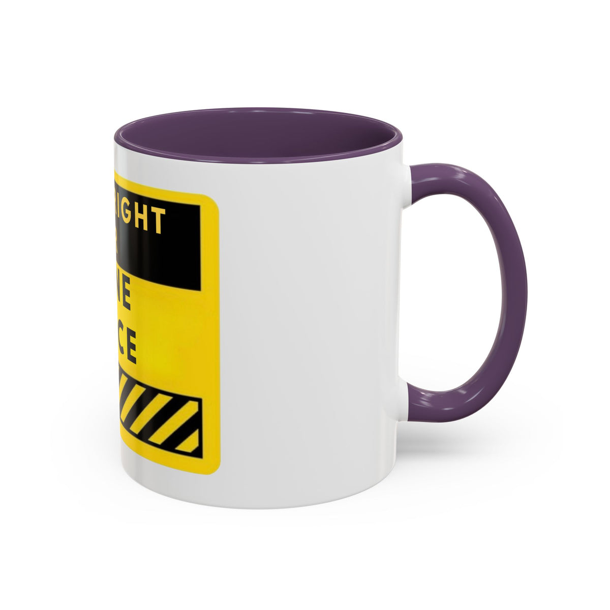 Done Right or Done Twice Coffee Mug — Motivational Construction-Style Accent Mug