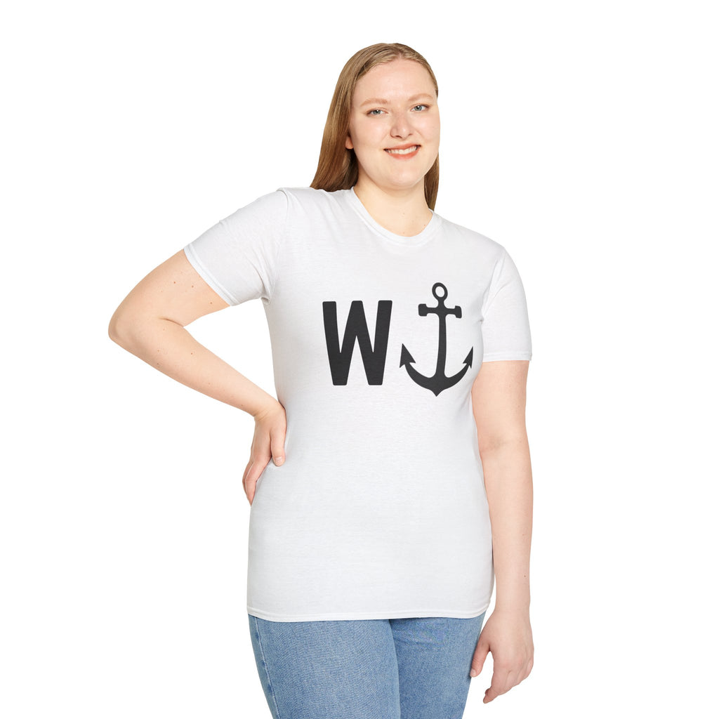 W Anchor T-Shirt — Nautical Graphic Tee