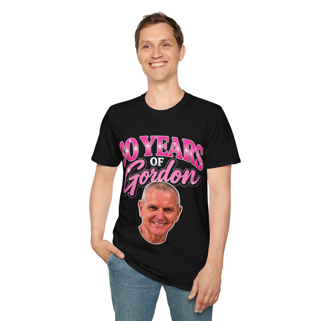30 Years of Gordon T-Shirt — Anniversary Tribute Tee