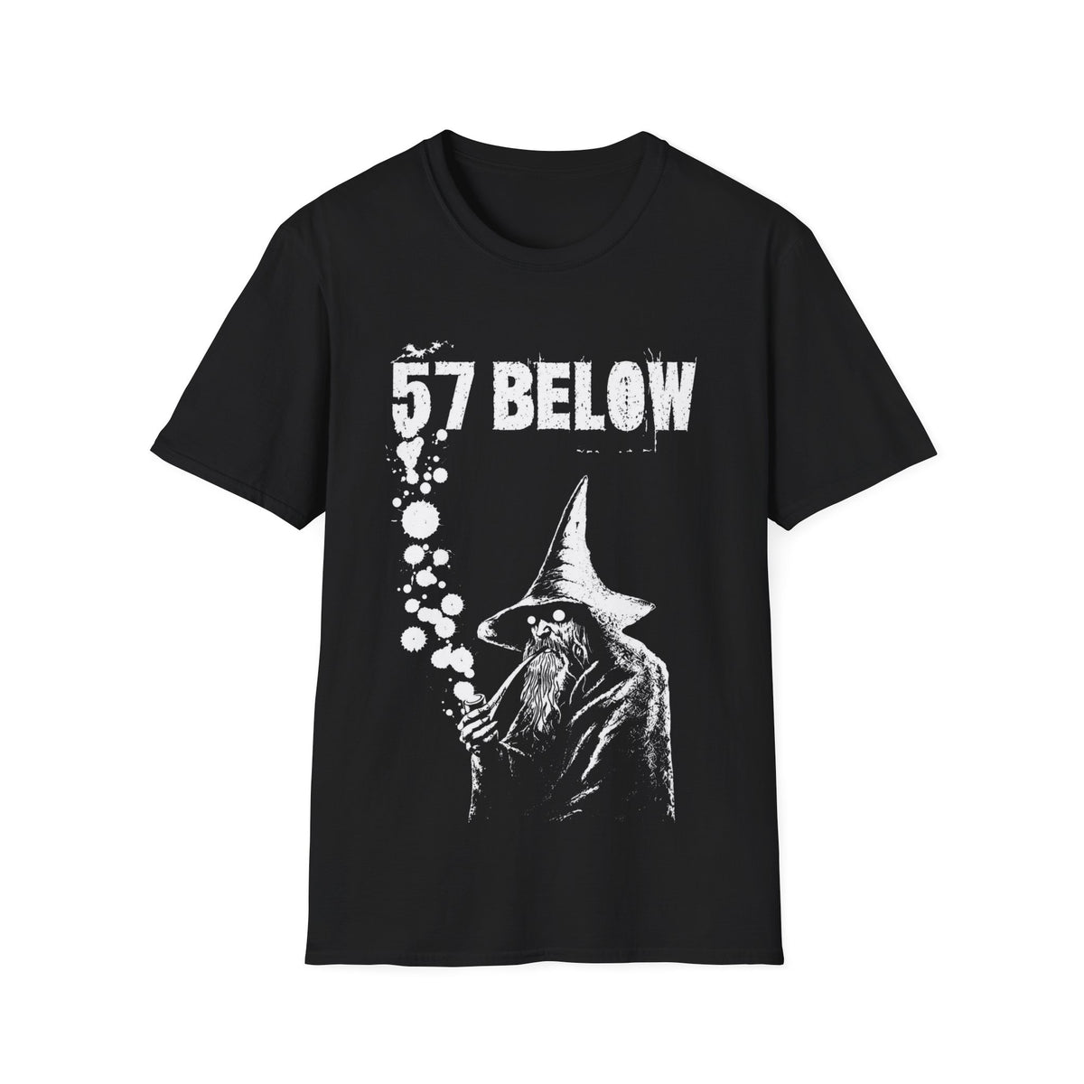 57 Below Wizard T-Shirt — Vintage Mystic Graphic Tee
