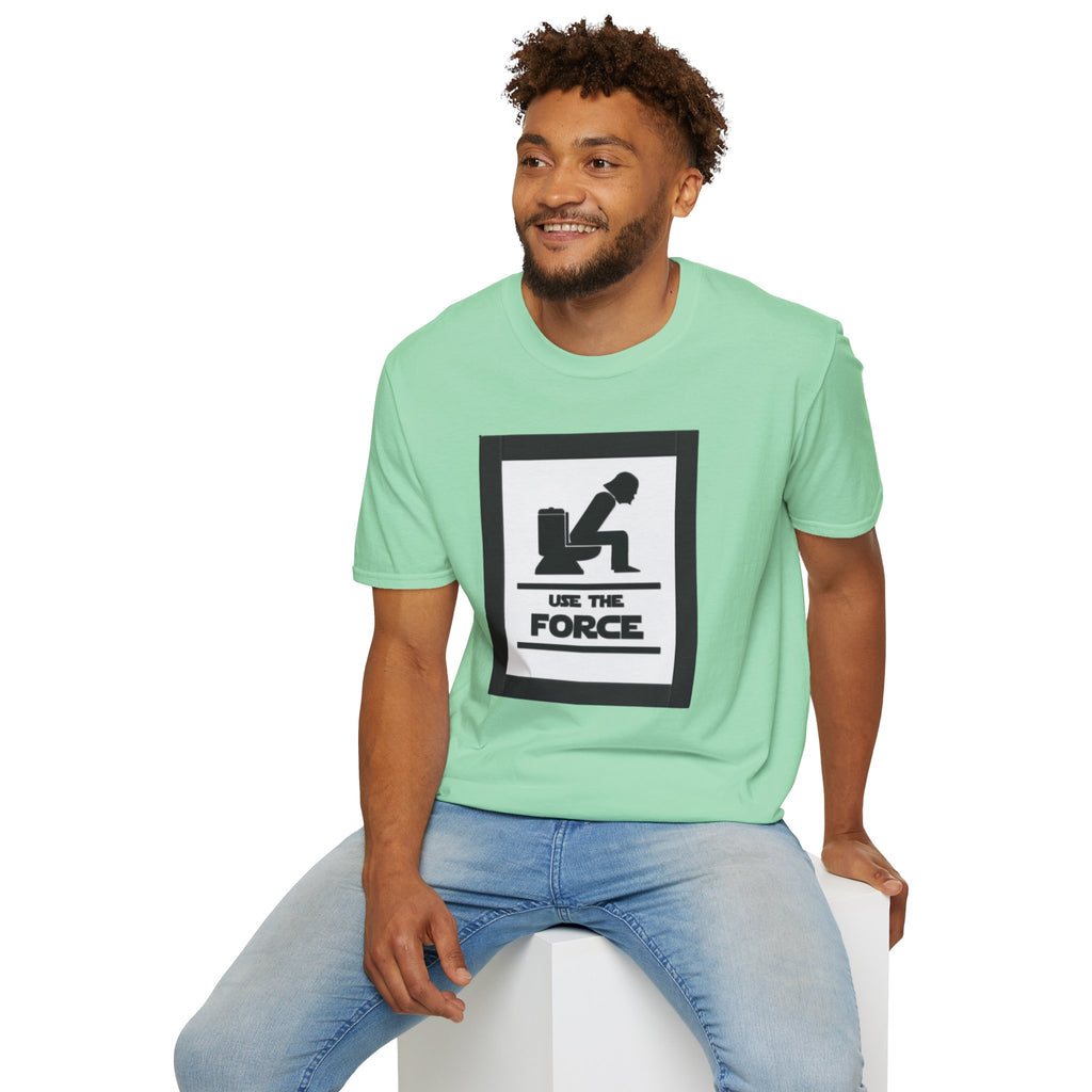 T‑Shirt — "Use the Force" Funny Toilet Humor Graphic Tee