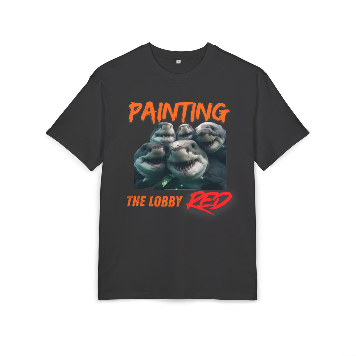 ‘Painting the lobby RED’- Oversized Tshirt