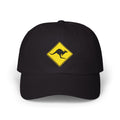Dad Cap — Kangaroo Road Sign Embroidered Hat