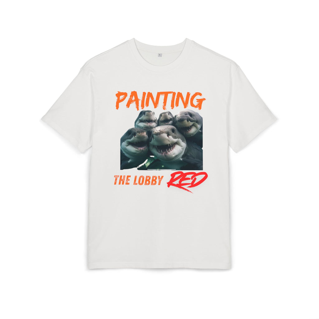 ‘Painting the lobby RED’- Oversized Tshirt