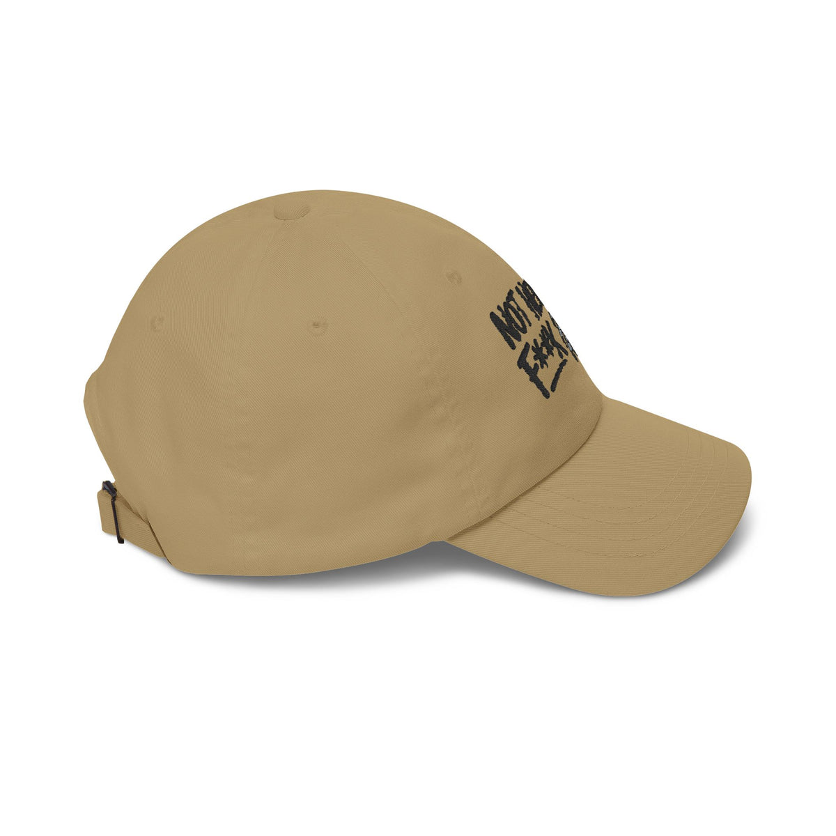 Not Here to F**k Crab Dad Cap — Embroidered Slouchy Baseball Hat