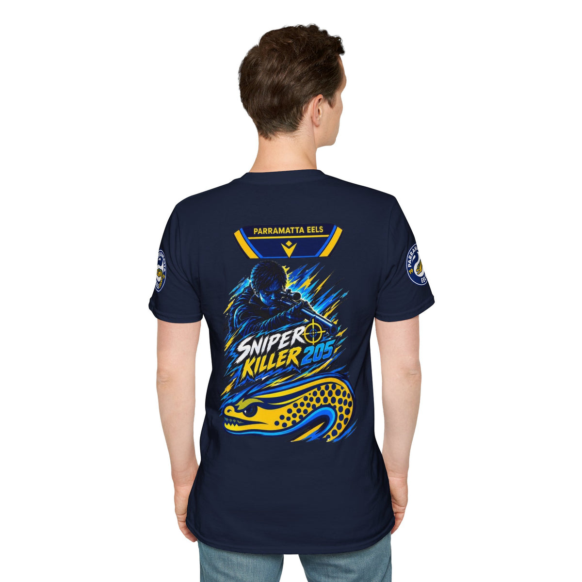 Parramatta Eels(Option 1) "Sniper Killer 205" Team T-Shirt