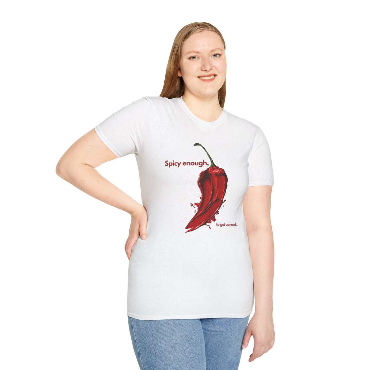 Spicy Enough T-Shirt – Red Chili Pepper Graphic Tee